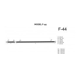 Boční lišty dveří Seat Mii 3D 2012-