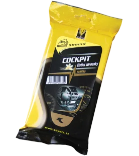 Coyote Cockpit čistící ubrousky vanilka