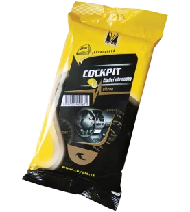 Coyote Cockpit čistící ubrousky citron