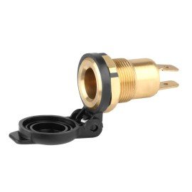 Zásuvka zapalovače DIN s krytkou 12/24V max 15A