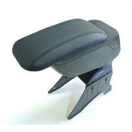 Loketní opěrka mezi sedadla sklopná černá šedá niť