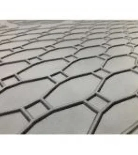 Gumový koberec do kufru Volkswagen Touareg 2002- (vana do kufru) dvouzonová klimatizace