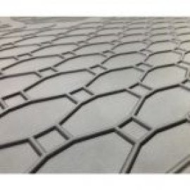 Gumový koberec do kufru Volkswagen Touareg 2010- (vana do kufru) dvouzonová klimatizace