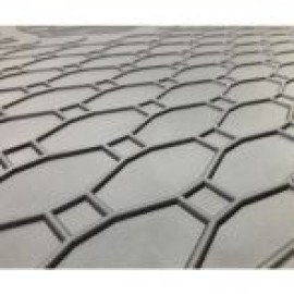 Gumový koberec do kufru Volkswagen Touareg 2014- (vana do kufru) dvouzonová klimatizace