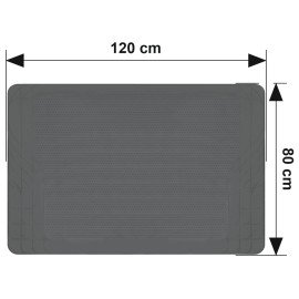 Gumový koberec do kufru 120 x 80 cm