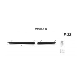 Boční lišty dveří Mazda 3 sedan, hatchack 2013 - 2018