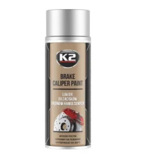 K2 Lak na brzdové třmeny stříbrný 400 ml