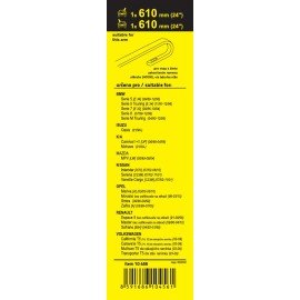 Opel Movano Stěrače FLAT SET (HOOK) 610+610mm