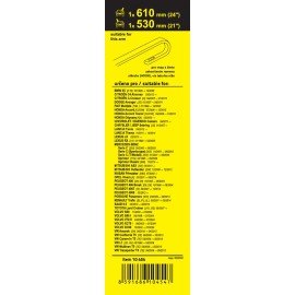 Opel Vivaro Stěrače FLAT SET (HOOK) 610+530mm