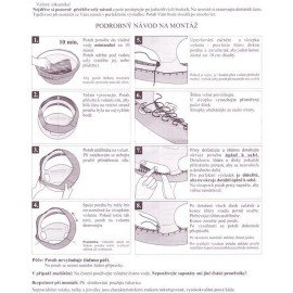 Kožený potah volantu Mária Cavallo černý perforovaný