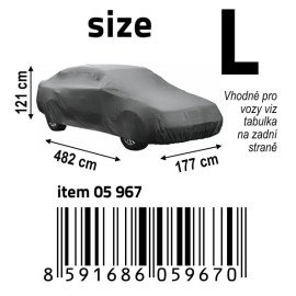 Ochranná plachta  FULL L 482x177x121cm NYLON