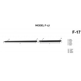 Boční lišty dveří Toyota Verso S od 2011 - 2015