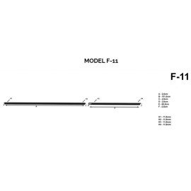 Boční lišty dveří Fiat Coma od 2005 - 2012