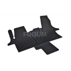 Autokoberce gumové Volkswagen T6.1 Transporter / Caravelle / Multivan 2m 2019- +TUNEL (4díl)