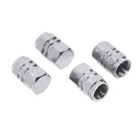 Čepičky na ventilky stříbrné