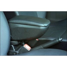 Loketní opěrka mezi sedadla sklopná černá červená niť