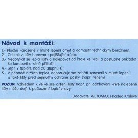 Ochranná lišta dveří Volvo (typ98)