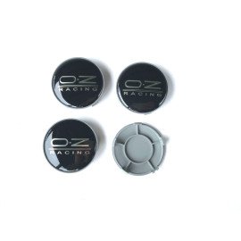 pokličky do kol s logem OZ, středy kol černo-stříbrné
