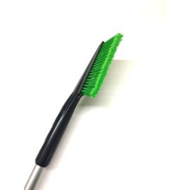 Škrabka na led s košťátkem modrá