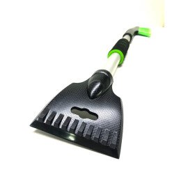 Škrabka na led s košťátkem modrá