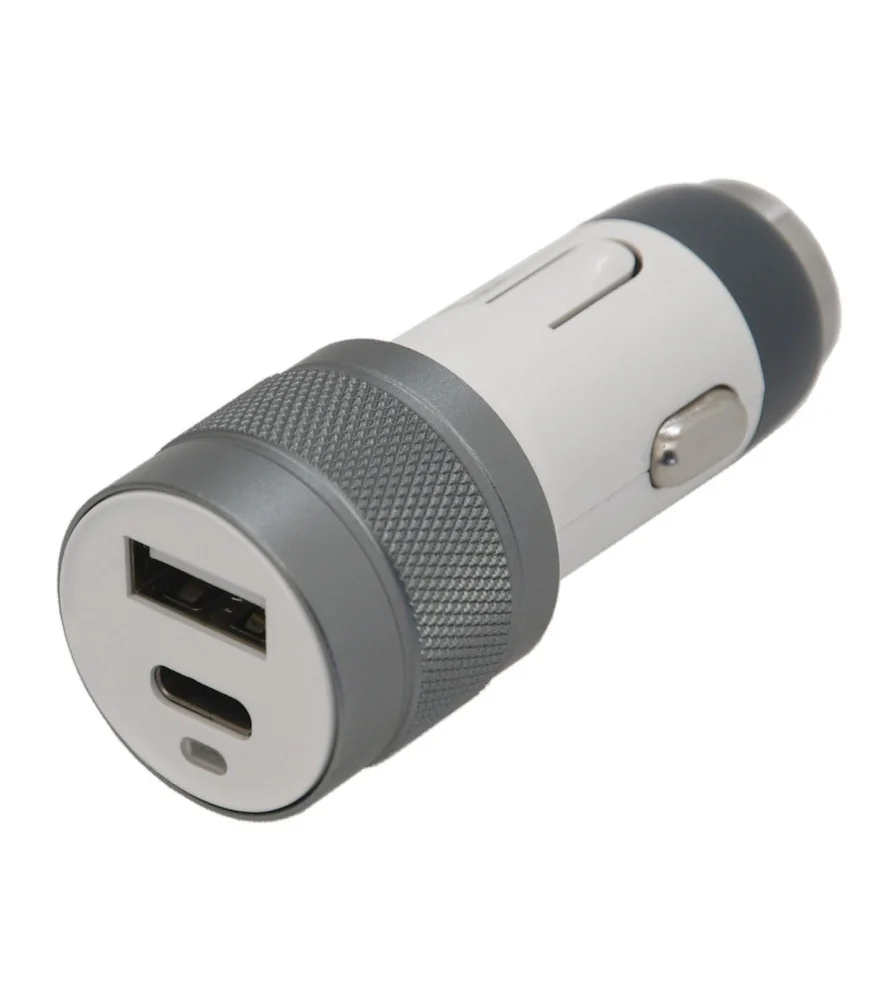 Zástrčka Hammer 12 - 24V USB-A / USB- C 3,1A — 2