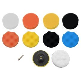 Leštící kotouče sada 10 ks s unašečem 10 cm