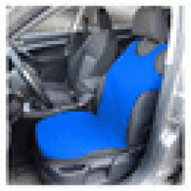 potah sedadla TRIKO soft přední modrý