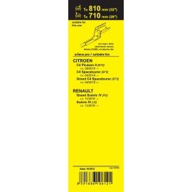 Stěrače FLAT SET (CUBE) 810+710mm Citroën C4 2016-