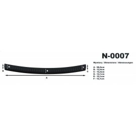 Kryt prahu pátých dveří VW touran r.v. 03-09