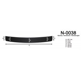 Kryt prahu pátých dveří VW Passat SEDAN B7 r.v. 2010-2014