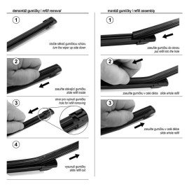 Guma stěrače FLAT 810 mm 2ks