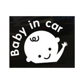 Samolepka dítě v autě chlapec reflexní