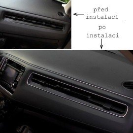 Lišta interiéru modrá