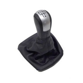 Rukojeť řadící páky s manžetou Škoda Octavia II r. 04-12 black silver