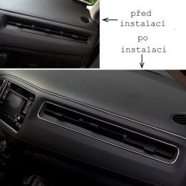 Lišta interiéru chrom