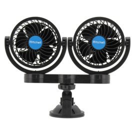 Ventilátor MITCHELL DUO 2x108mm 12V na přísavku