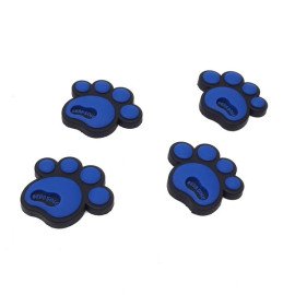 Chránič dveří nalepovací tlapka modrá 4ks