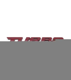 Znak Turbo nápis červený
