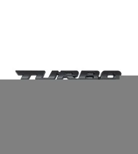 Znak Turbo nápis černý