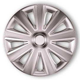 Poklice na kola 16" Aviator carbon silver