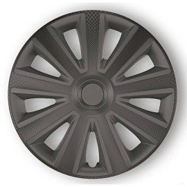 Poklice na kola 14" Aviator carbon grafit