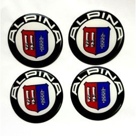 Znaky na poklice BMW Alpina, alu kola 5,3 cm