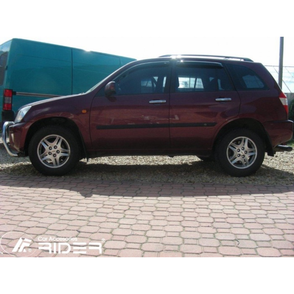 Boční lišty dveří Chery Tiggo 3 2006–2010 – F4