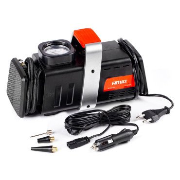 Kompresor do auta 12V/230V AMiO ACOMP-02