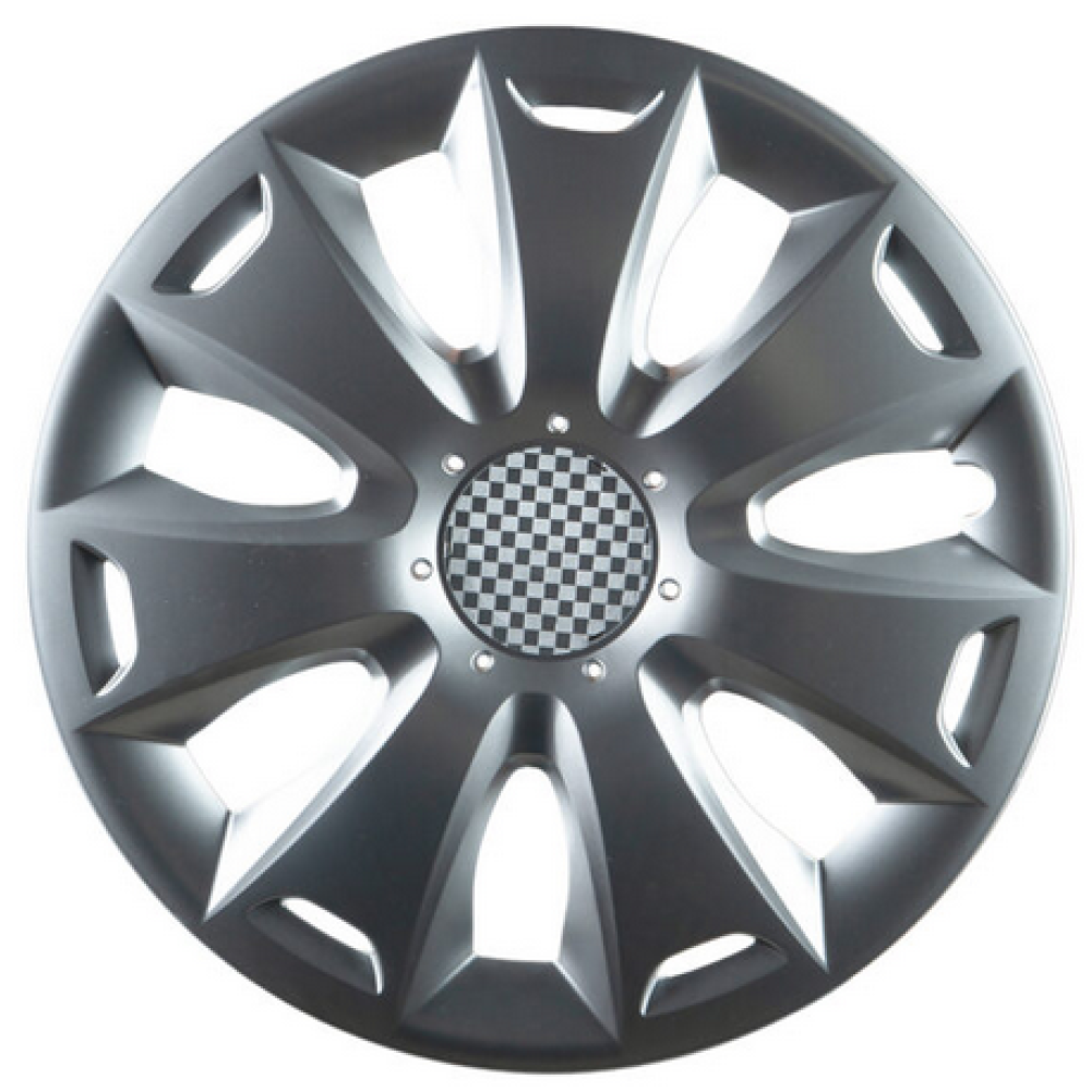 Kryty kol, poklice na kola Fiat 15" Shark silver