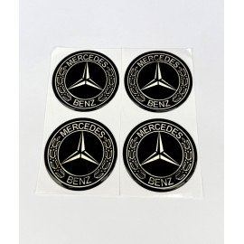 Samolepky na poklice Mercedes 55 mm