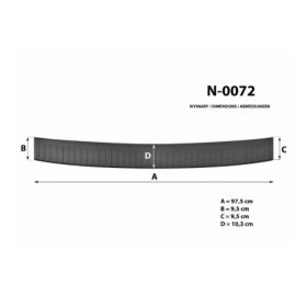 Kryt prahu pátých dveří pasující na Škoda Kamiq 2019-