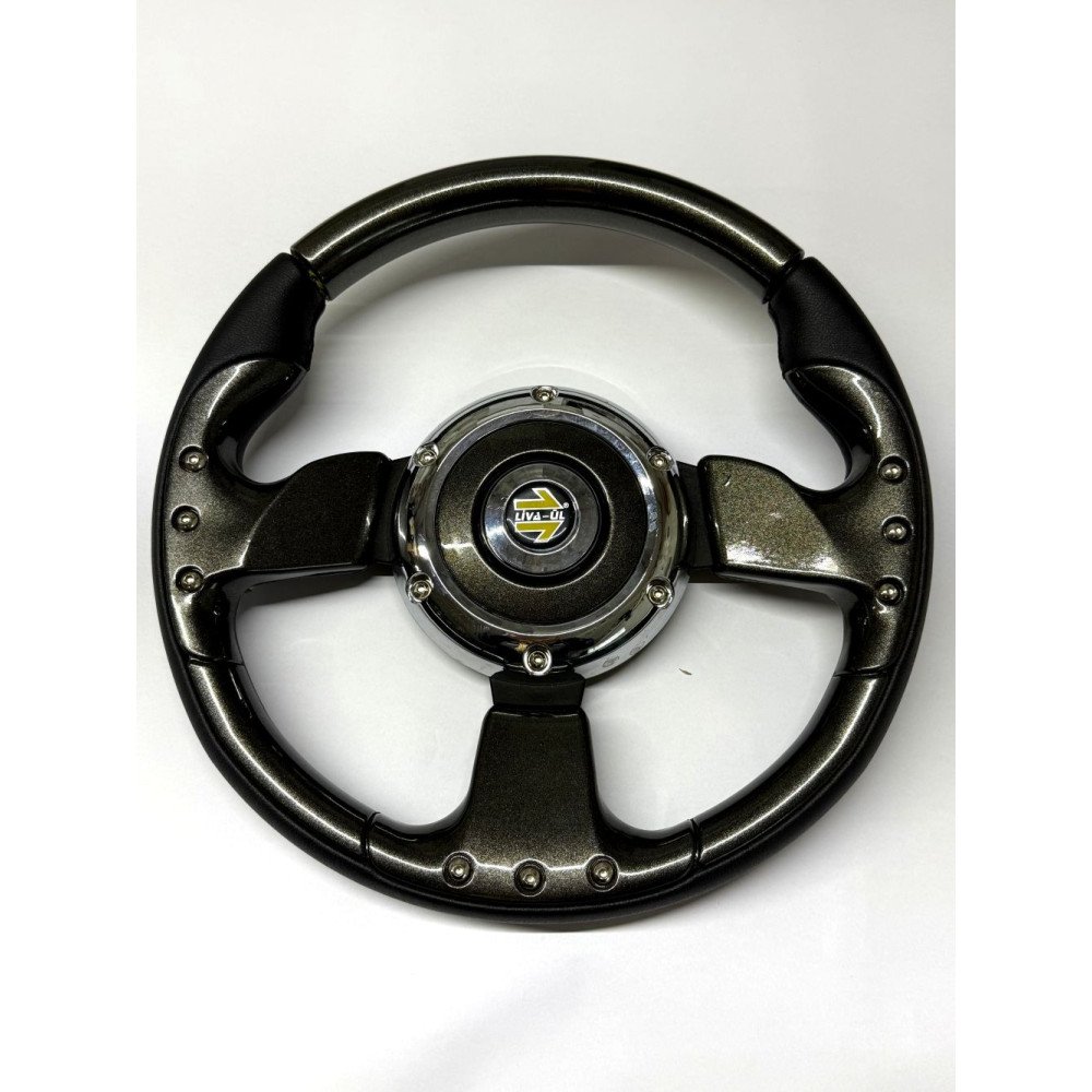 Sportovní volant 32 cm černá perleť