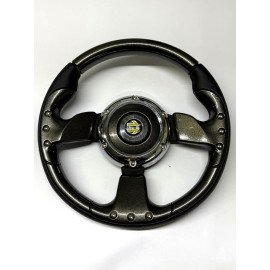 Sportovní volant 32 cm černá perleť