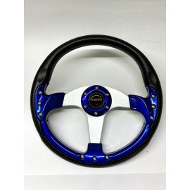 Sportovní volant Momo modrý